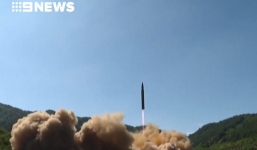 Triều Tiên công bố video phóng tên lửa đạn đạo liên lục địa