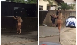 Mua phải hàng lởm, cô gái tức giận khỏa thân đi bắt đền