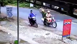 Công an Lạng Sơn truy bắt tên trộm xe máy như phim hành động