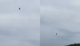 Video: Vợ vô tình quay cảnh chồng tử vong khi chơi dù bay ở Thái Lan