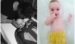 Rơi nước mắt trước bức ảnh cuối cùng mẹ chụp cùng con trai 21 tháng tuổi mắc bệnh bạch cầu