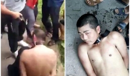 Video: Kẻ ấu dâm bị dân làng bắt trói khi đang tấn công bé gái ở Trung Quốc