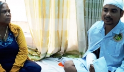 Phó công an xã bị chém đứt gân tay khi đi tuần tra đêm