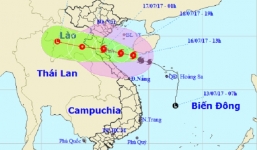  Bão số 2 giật cấp 12 tiến thẳng vào Thanh Hóa – Hà Tĩnh