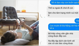 Cười ngất với loạt tin nhắn của bố con nhà họ 'bá' tên 'đạo' gây sốt