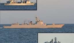 Ba nước đồng loạt điều tàu theo dõi chiến hạm Trung Quốc