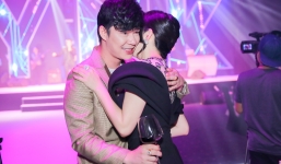 Nathan Lee tình cảm ôm hôn Lý Nhã Kỳ trong tiệc sinh nhật xa hoa