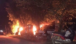 Thông tin bất ngờ vụ đốt xe Fortuner vì nghi bắt cóc trẻ em