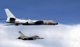 Máy bay ném bom Trung Quốc bị chiến đấu cơ Đài Loan áp sát