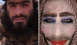 Chiến binh IS tô son, trát phần để chạy trốn nhưng vẫn bị bắt vì quên cạo râu