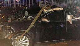 Tin mới vụ 2 sĩ quan công an tử vong trong chiếc Camry bị 'vò nát'