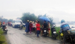 Nhảy xuống sông trốn công an truy đuổi, người đàn ông chết đuối