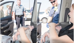 Bà mẹ trẻ bất ngờ đẻ rơi trên ô tô chỉ vì va chạm giao thông 