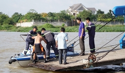 Sà lan đâm chìm tàu trên sông Sài Gòn, 2 mẹ con mất tích