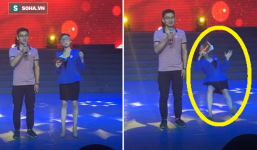 MC ngất xỉu trên sóng truyền hình, khán giả vỗ tay tán thưởng vì nhầm là tiết mục đặc biệt