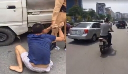 CSGT Hà Nội, 'tổ lái' cùng truy đuổi ô tô vi phạm như phim hành động