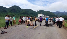 Choáng và ngã khi thấy hiện trường tai nạn, một phụ nữ bị xe container cán tử vong