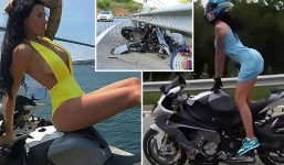Không làm chủ được tay lái, 'người đẹp lái mô tô hấp dẫn nước Nga' tử vong