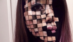 Tác phẩm 'cắt mặt thành nhiều khúc' khiến ai cũng hoảng sợ