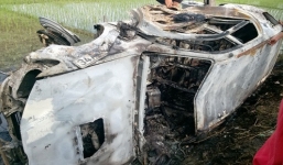 Vụ đốt xe Fortuner vì nghi bắt cóc trẻ em: Bắt tạm giam 3 đối tượng