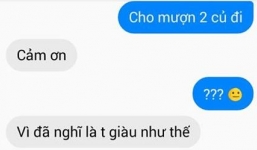 Cười nghiêng ngả với trào lưu nhắn tin vay tiền bạn thân