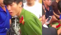 Tin mới vụ thanh niên mặc quần áo công an bị dân tát giữa phố