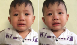 Cậu bé đáng yêu vừa mếu máo vừa hát 'Gửi anh xa nhớ'