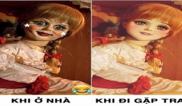 'Khóc thét' với những bức ảnh chế Annabelle 'lầy lội' của dân mạng