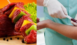 Ăn quá nhiều thịt, người đàn ông hoảng hốt khi xem kết quả xét nghiệm máu