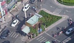 Cận cảnh ngôi nhà 4 mặt tiền độc nhất vô nhị giữa phố Sài Gòn