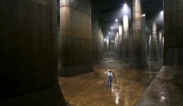 Hình ảnh cống thoát nuớc khổng lồ ở Nhật Bản