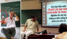 Lớp học có thầy 'chất' thế này thì chẳng học sinh nào muốn nghỉ