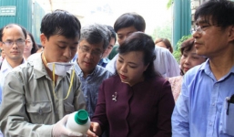 Bộ trưởng Y tế kiểm tra tại ổ dịch sốt xuất huyết Thuỵ Khê - Tây Hồ