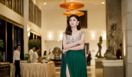 Á hậu Thanh Tú 'bỏ rơi' Kyo York, dẫn chương trình cùng thầy giáo điển trai trường Ngoại thương