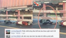 Nằm gọn trong gầm container, cô gái trẻ vẫn may mắn thoát chết