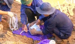 Phát hiện nhiều hài cốt liệt sỹ khi thi công bệnh viện