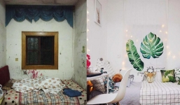 Căn phòng trọ vừa bẩn vừa hẹp được cô gái tân trang đẹp lung linh khiến ai cũng muốn ở