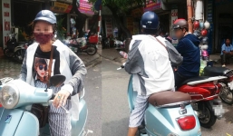 Nam thanh niên vạch trần cô gái đi LX giở trò xin tiền đổ xăng