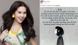 Ngọc trinh: “Tôi ước có vài trăm tỷ, an phận mà sống, không bon chen với đời”
