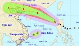 Bão số 7 đang tiến vào Trung Quốc, áp thấp nhiệt đới áp sát miền Trung