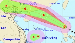 Bão Pakhar tăng tốc, Biển Đông xuất hiện thêm áp thấp nhiệt đới