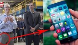 Tim Cook vô tình để lộ Iphone 8 trước ngày ra mắt?