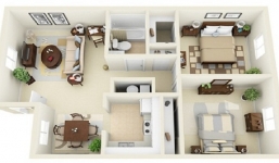 Những mẫu nhà 2 phòng khiến nhiều người mê mẩn muốn sở hữu ngay