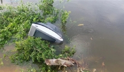 Nam Thanh niên vác TV ném thẳng xuống ao vì U22 Việt Nam thua trận