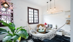 Căn Studio gây ấn tượng bởi vẻ đẹp phóng khoáng như resort