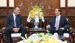 Chủ tịch nước tiếp các Đại sứ Cộng hòa Áo, Slovakia chào kết thúc nhiệm kỳ