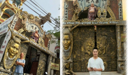 Cận cảnh căn biệt thự kỳ quái của 'thầy phong thủy' ở Hưng Yên