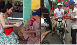 Thủy Tiên âm thầm giúp đỡ cụ bà bán vé số hơn 90 tuổi ở Kiên Giang