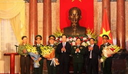 Chủ tịch nước thăng quân hàm cấp tướng cho 3 tướng lĩnh