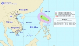 Xuất hiện áp thấp nhiệt đới giật cấp 9, di chuyển nhanh vào Biển Đông